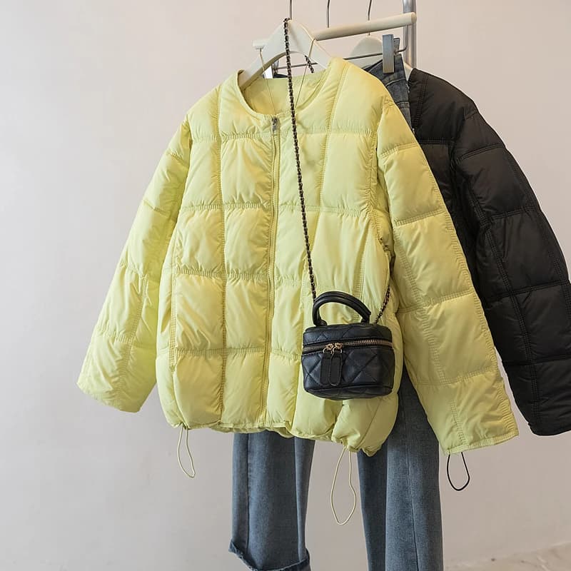 2025 New Winter Cotton Jacket For Women Parkas Casual Long Sleeve Padded Clothes Loose Overcoat Outerwear Female