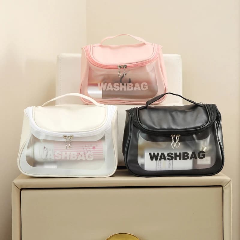 Nuova Borsa Cosmetica Multifunzionale Impermeabile Stile Ins, Organizer Portatile per Casa, Viaggio, Nuoto e Lavaggio