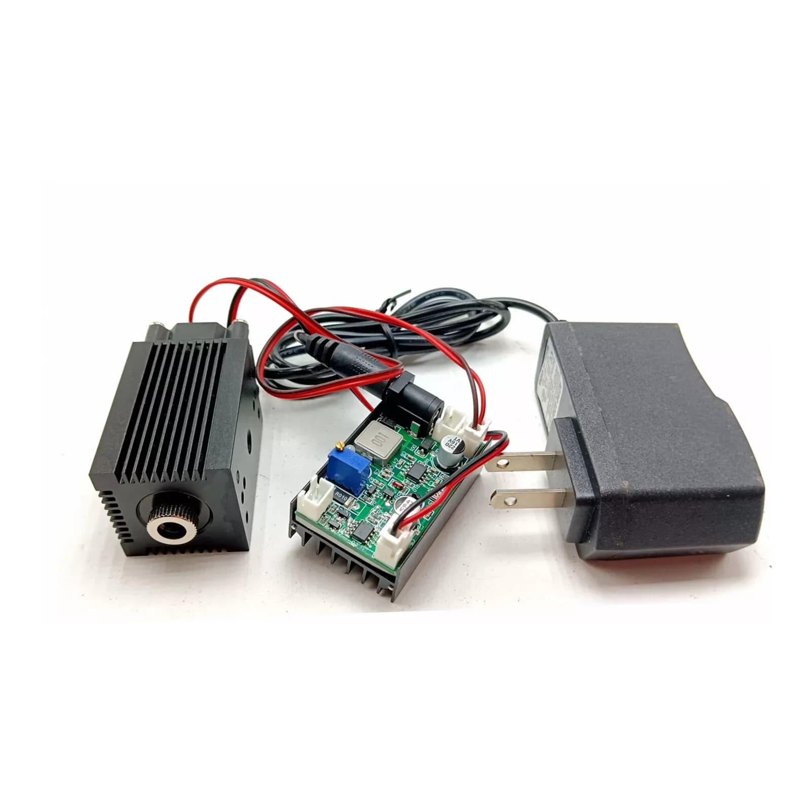 Blue-violet point laser module 405nm 500mW Adjustable focus for engraving and cutting