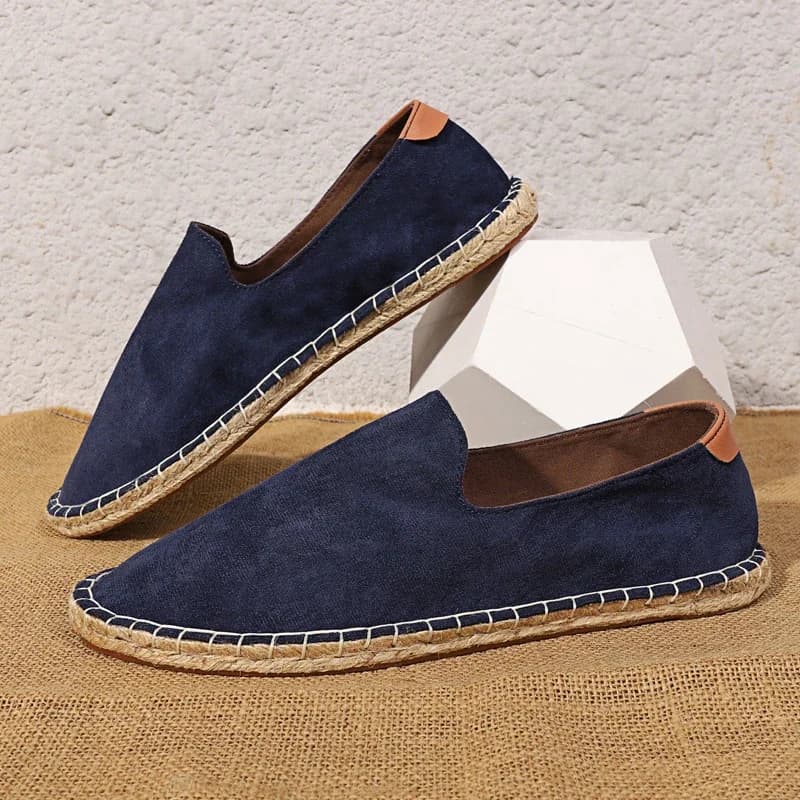 Espadrillas da uomo in canapa Vendita calda Appartamenti Suola in gomma Scarpe da uomo Casual Estate Nuovo Sneaker maschile antiscivolo resistente all'usura Moda 47
