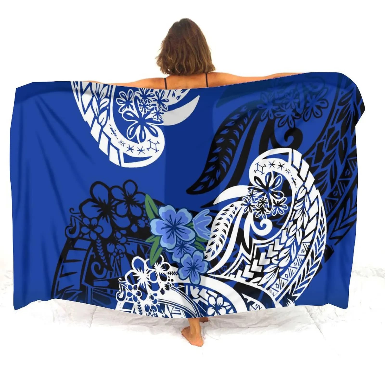 Estate Mare Grembiule Morbido Costume da Bagno Cappotto Scialle Polinesiano Sarong da Donna Samoa Isole Fiji Modello Sarong da Donna Personalizzato