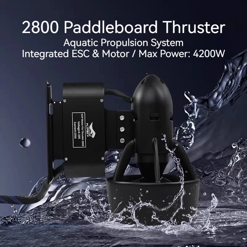 Motore Elettrico per Paddle Board 2800, Spinta Massima 30kg, per Sistema di Propulsione Kayak, Canoa, Barca da Pesca (Senza Batteria)