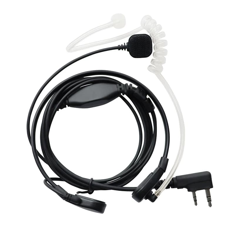 Microfono per la gola Baofeng Radio UV-5R DM-1701 Microfono PTT Auricolare per Quansheng UVK5 UVK58 Walkie Talkie Cuffie per la gola