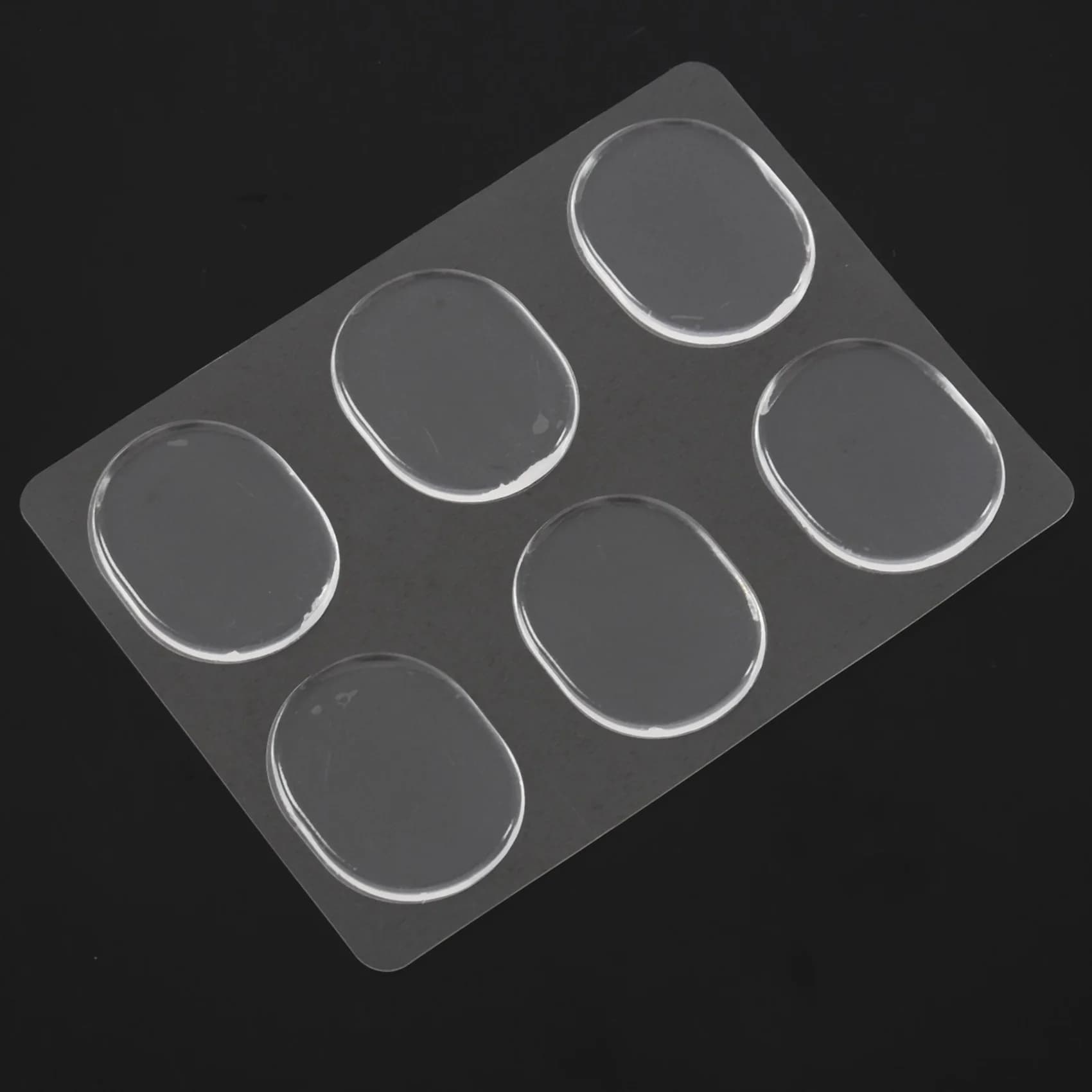 Y49A-18 Pezzi Pad Mute per Rullante, Pad in Gel Smorzanti per Tamburo, Silenziatore per Rullante e Tom, Accessori Trasparenti per Percussioni (Trasparente)