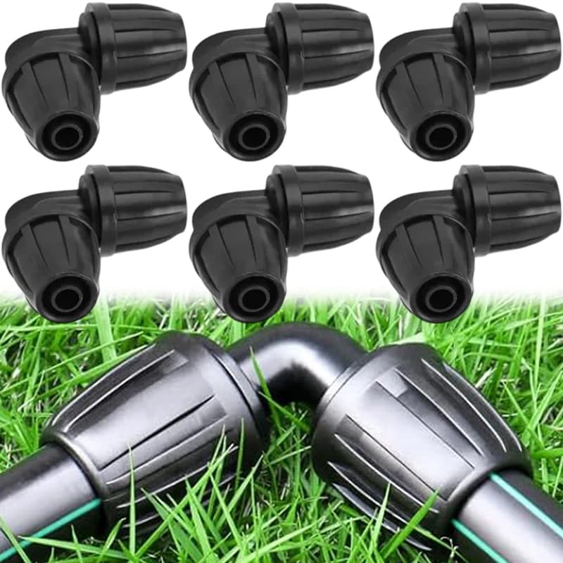 Threaded Watering Hose Connector Adapter Tube Agricultural Garden Drip Irrigation Fitting Joints Tee Elbow Pipe Plug Coupling