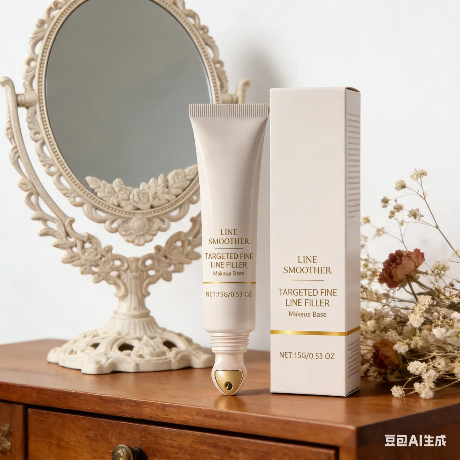 Base Makeup Primer Opacizing Hydrating Deep Face Care Skin Smooth Illuminating with Nicotinamide Vitamin C High Cover 15g