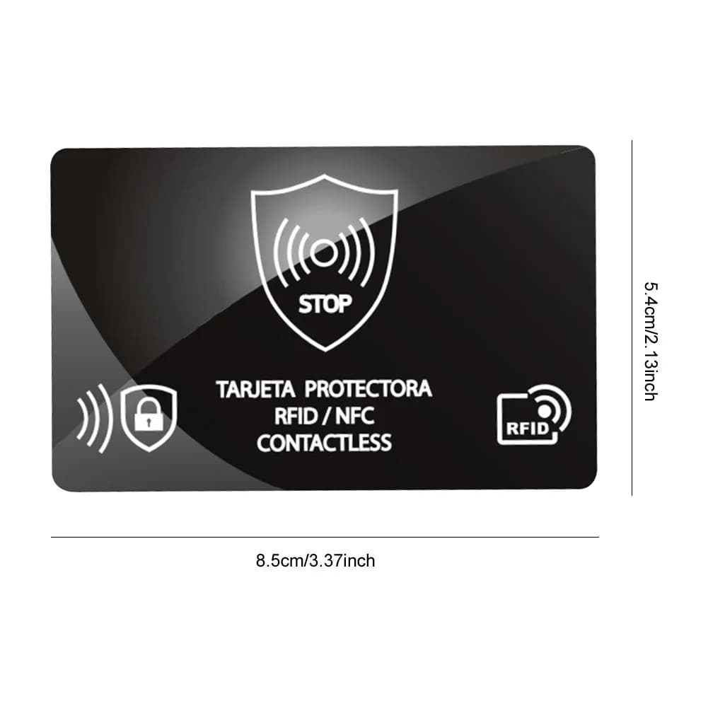 5/10 pezzi scheda di blocco RFID una carta protegge tutta il portafoglio scheda di blocco segnale NFC ultra sottile per custodia per passaporto
