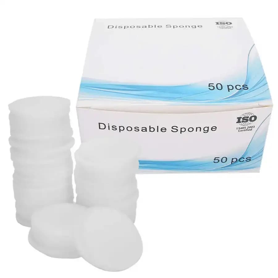 50 pz spugna usa e getta Pad dentista schiuma File pulizia sostituzione spugne di schiuma Pad Endo File cura orale strumenti di sbiancamento dei denti