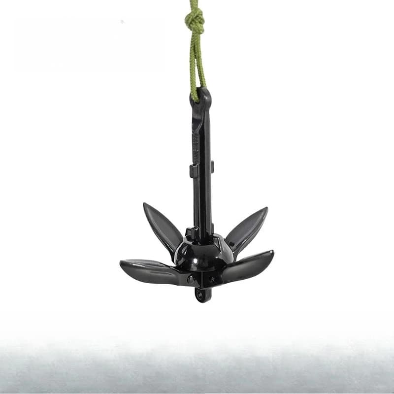 Ancoraggio Pieghevole Lotus Anchor Gomma Barca a remi Luya Zaino in spalla Accessori per barche Pesca Pesce Attrezzatura da pesca Barca d'assalto