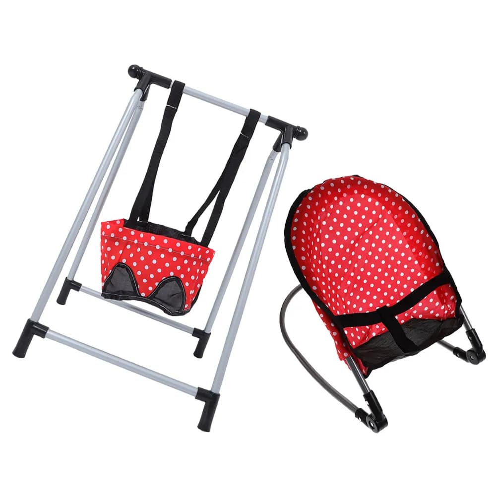 Baby Stroller Swing Carrier for Play Furniture Nursery Playset Rocking Chair Carseat