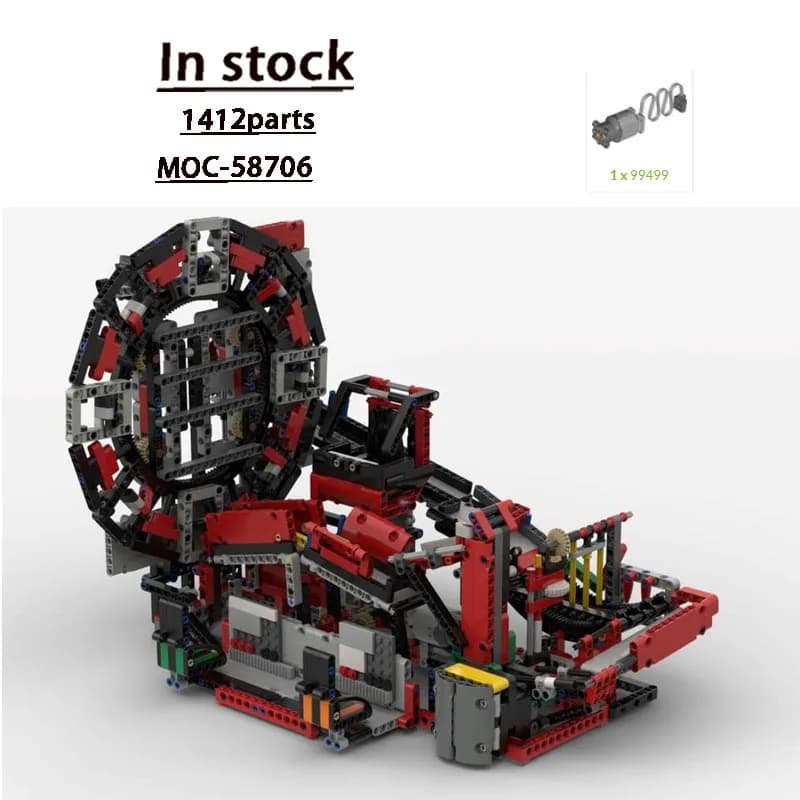 MOC-58706Classic New Baseball Stadium Playground Building Block Model 1412Parts Creative Birthday Toy Gift for Boys and Children