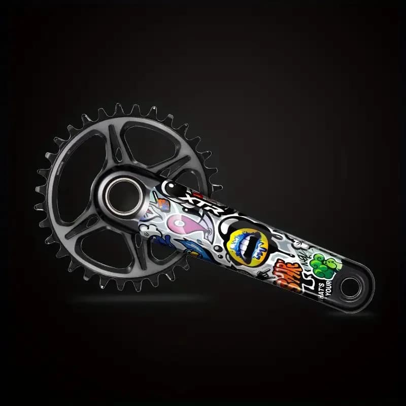 2 adesivi piatti 2D XTR-M9100 per pedivella MTB, decorazioni resistenti, adatti anche per la decorazione del casco da moto