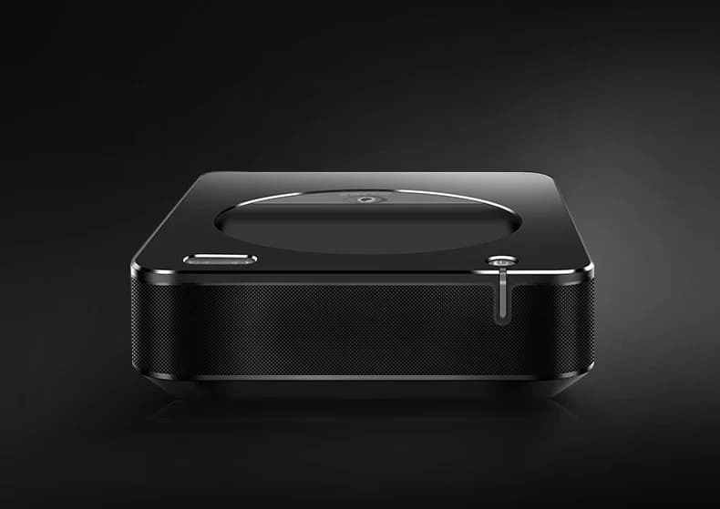 Proiettore video intelligente touch T6W con schermo da ufficio per hotel HD DLP LED portatile digitale nero