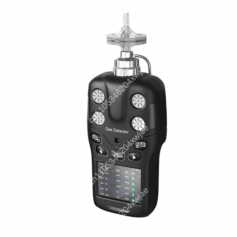 Rilevatore di gas portatile 4 in 1 Gas combustibile Monossido di carbonio Idrogeno Solforuro Ossigeno Rilevatore di gas composito