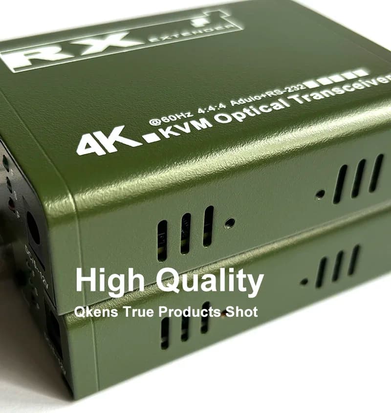 Ricetrasmettitore ottico HDMI 4K 60Hz 20Km Estensore in fibra KVM su cavo LC singolo Trasmettitore video Ricevitore Supporto Mouse Tastiera