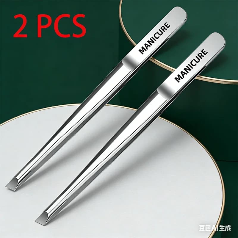 2 pcs Stainless Steel Adjustable Single-Eye Eyebrow And Eyelashes Hygienic Grips Eyebrow Apply/Remove Barba Trimmer