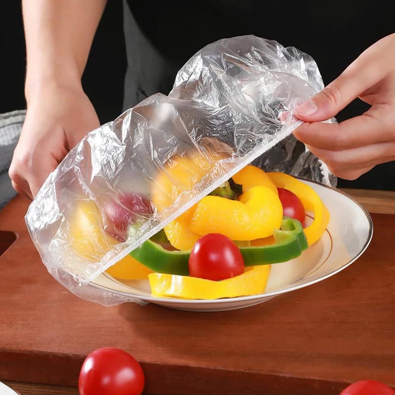 40 Pezzi di Coperture Riutilizzabili per Alimenti, Sacchetti per Conservazione, Coperchi Elastici in Silicone per Piatti, Sigilli in Plastica per Mantenere Freschi Frutta e Verdura in Cucina