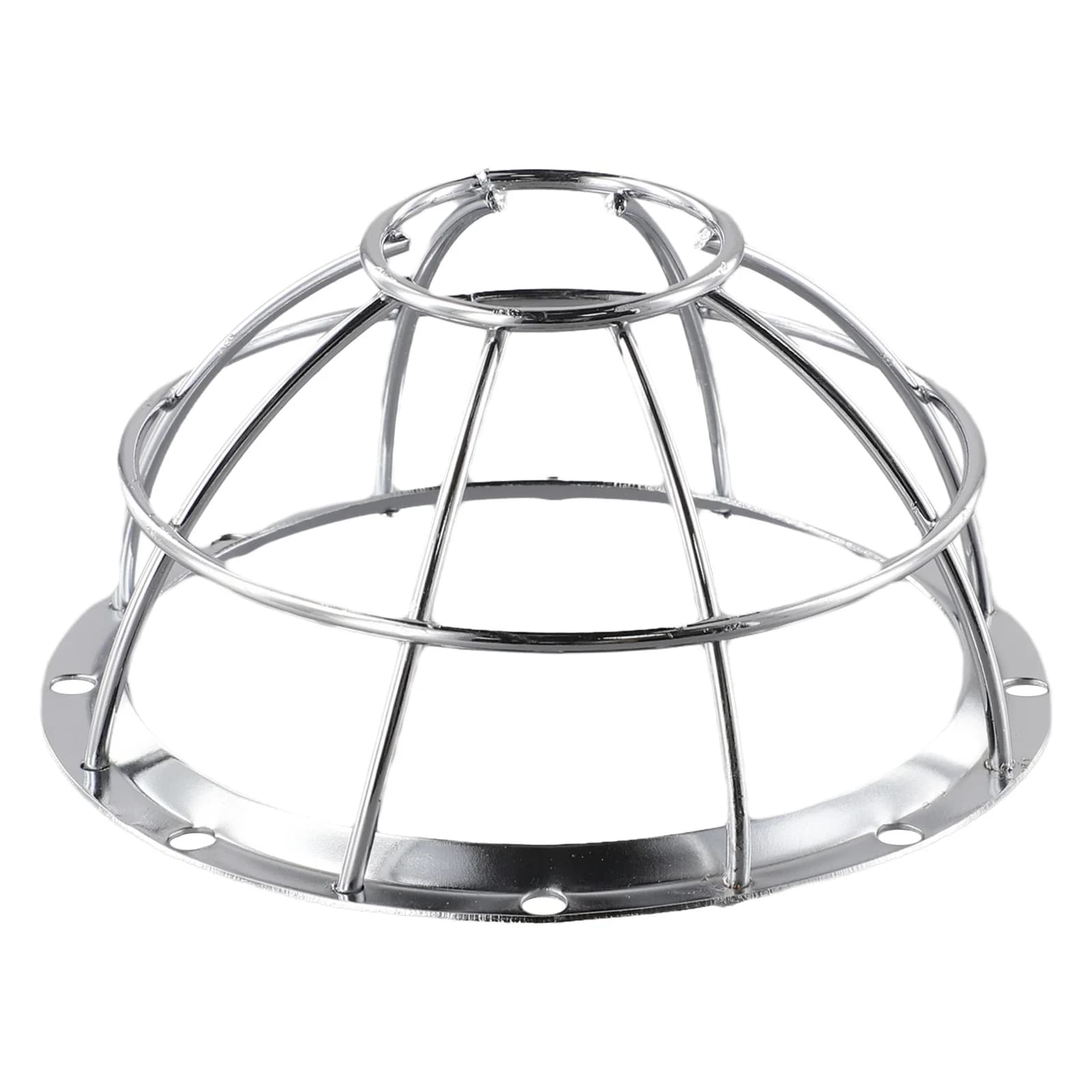 Fire-Compliant Iron Smoke Detector Cover with Sprinkler Cage Bracket for Use Alongside Automatic Sprinkler Heads in Ceilings