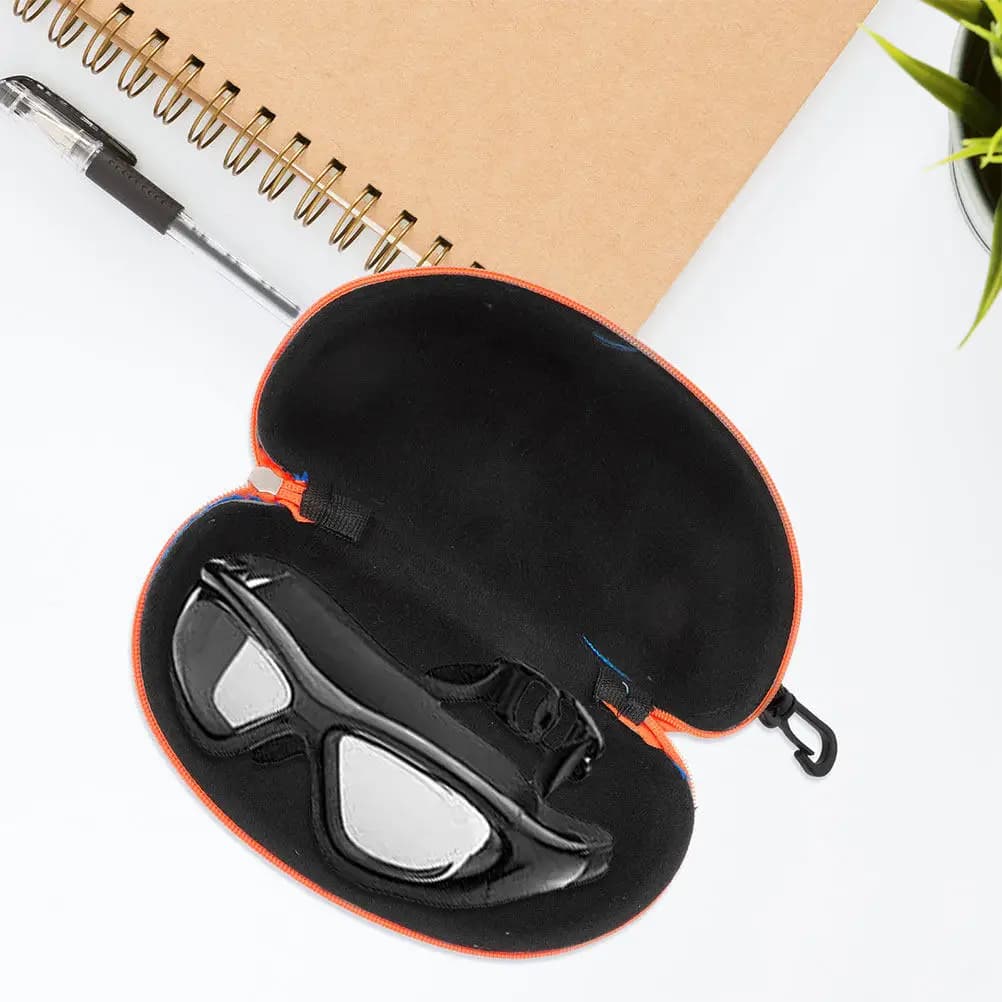 2 Pieces Protective Cover for Dive Glasses and EVA Swimming, Glass Organizer