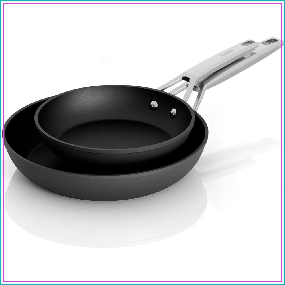 MsMk 8" & 10" Non Stick Frying Pan Set, PFOA Free, Scratch-Resistant, Oven-Safe, Induction Ready