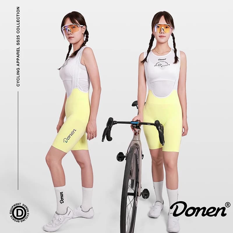 Pantaloncini da Ciclismo DONEN per Donne, Estivi, Traspiranti, ad Asciugatura Rapida, con Assorbimento degli Urti, Antivento, Dissipazione del Calore, per MTB e Bici da Strada