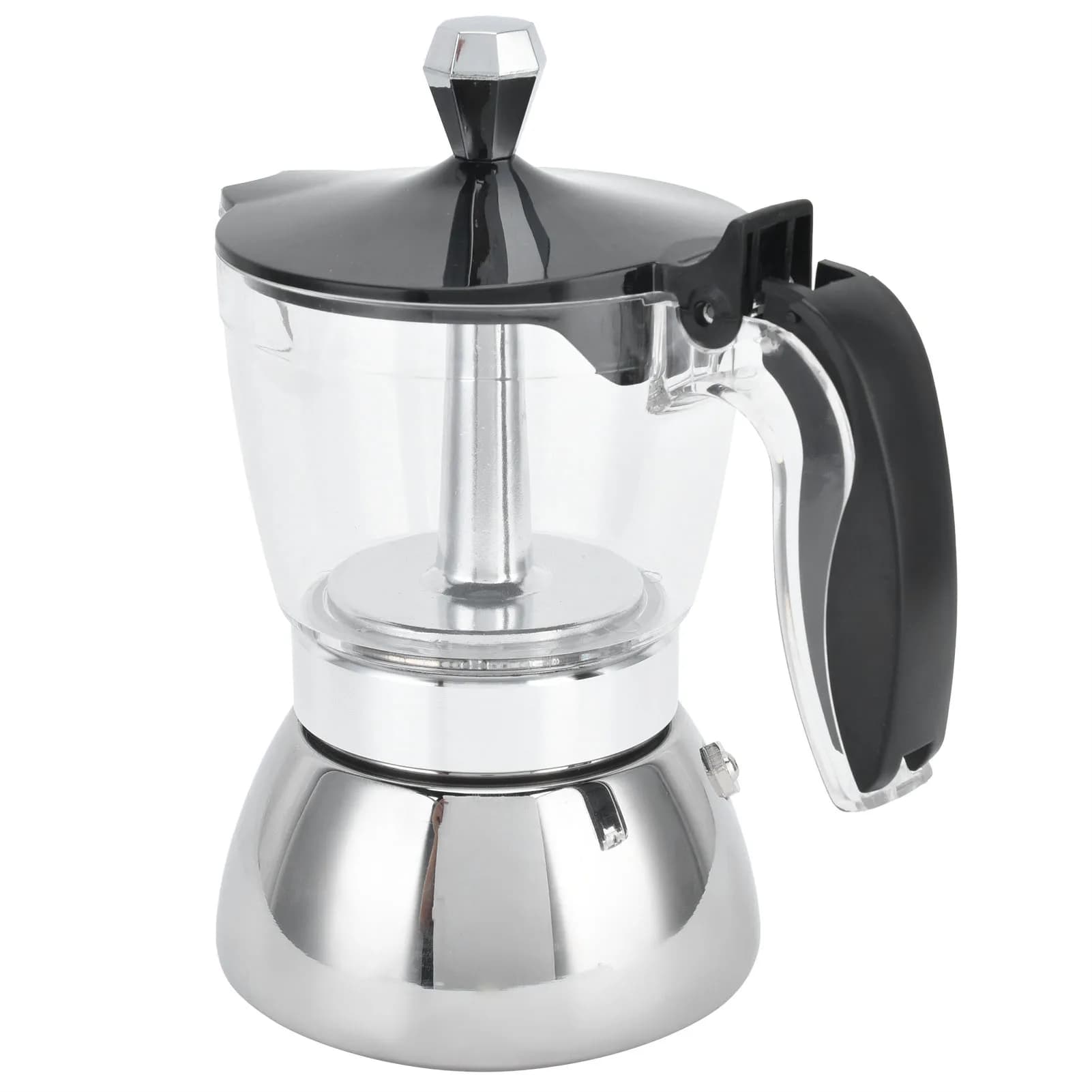 Caffettiera da 200ml Moka caffettiera forniture da cucina fornello caffettiera caffettiera per uso domestico accessori per Bar da cucina