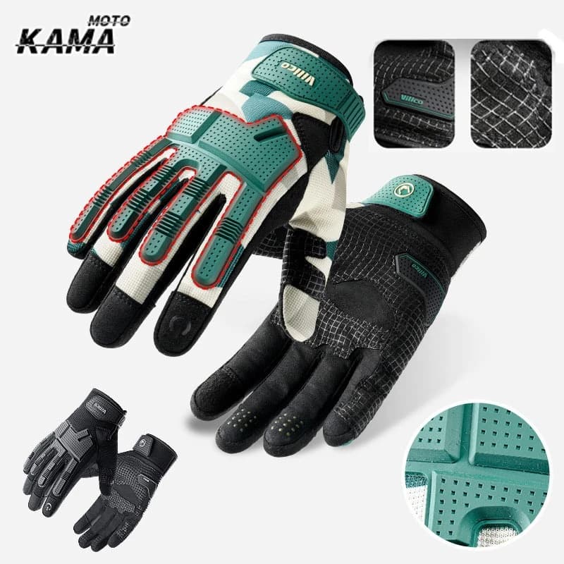 Motorcycle Gloves Unisex Touch Screen Bike Gloves MTB Race Fitness Gym Riding Bike Gloves for Motorcycle Color Mymetic