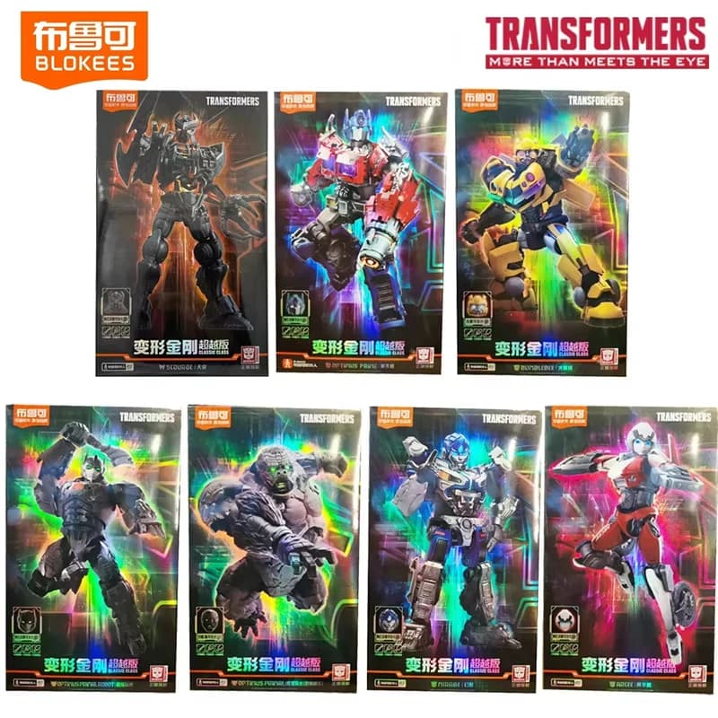 Originale Blokees Transformers Classe Classica Optimus Prime Megatron Anime Figura Azione di Montaggio Building Blocks Modello Giocattoli Ragazzi