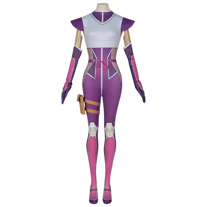 Momochi Ayame Costume Cosplay Tuta Copricapo Abiti Anime Festa di Carnevale di Halloween per Donne Ragazze Gioco di ruolo Accessoriox;8'm6,
