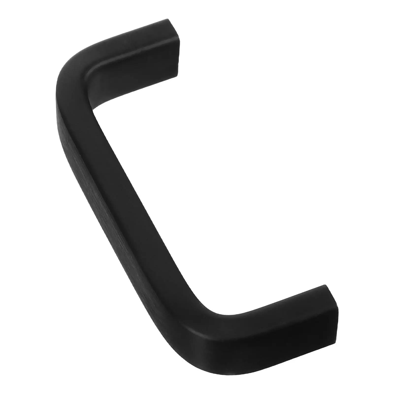 Maniglia per Mobile in Lega di Alluminio Nera, Design Minimalista Moderno per Cucina, Bagno, Cassetti, Armadi e Griglie