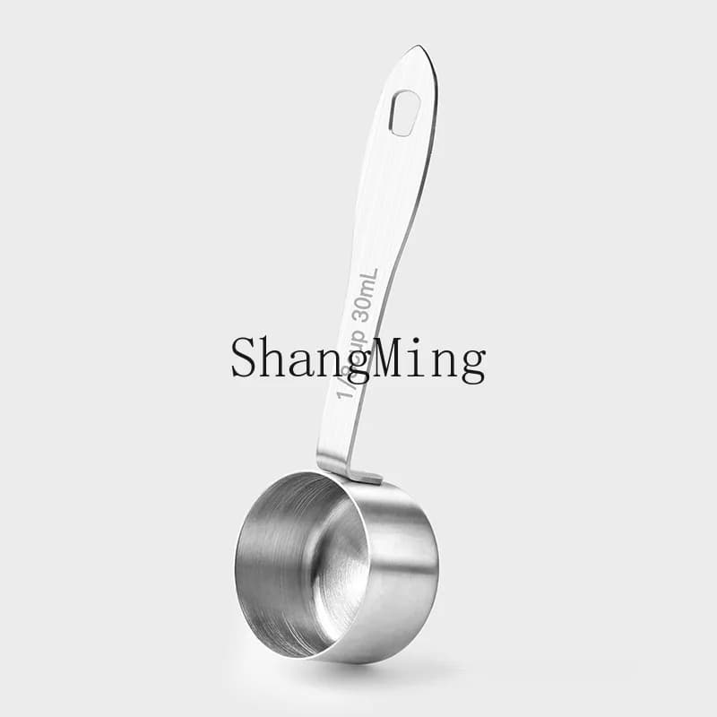 CL stainless steel bean measuring coffee bean fruit powder roasted coffee spoon measuring spoon 30ml