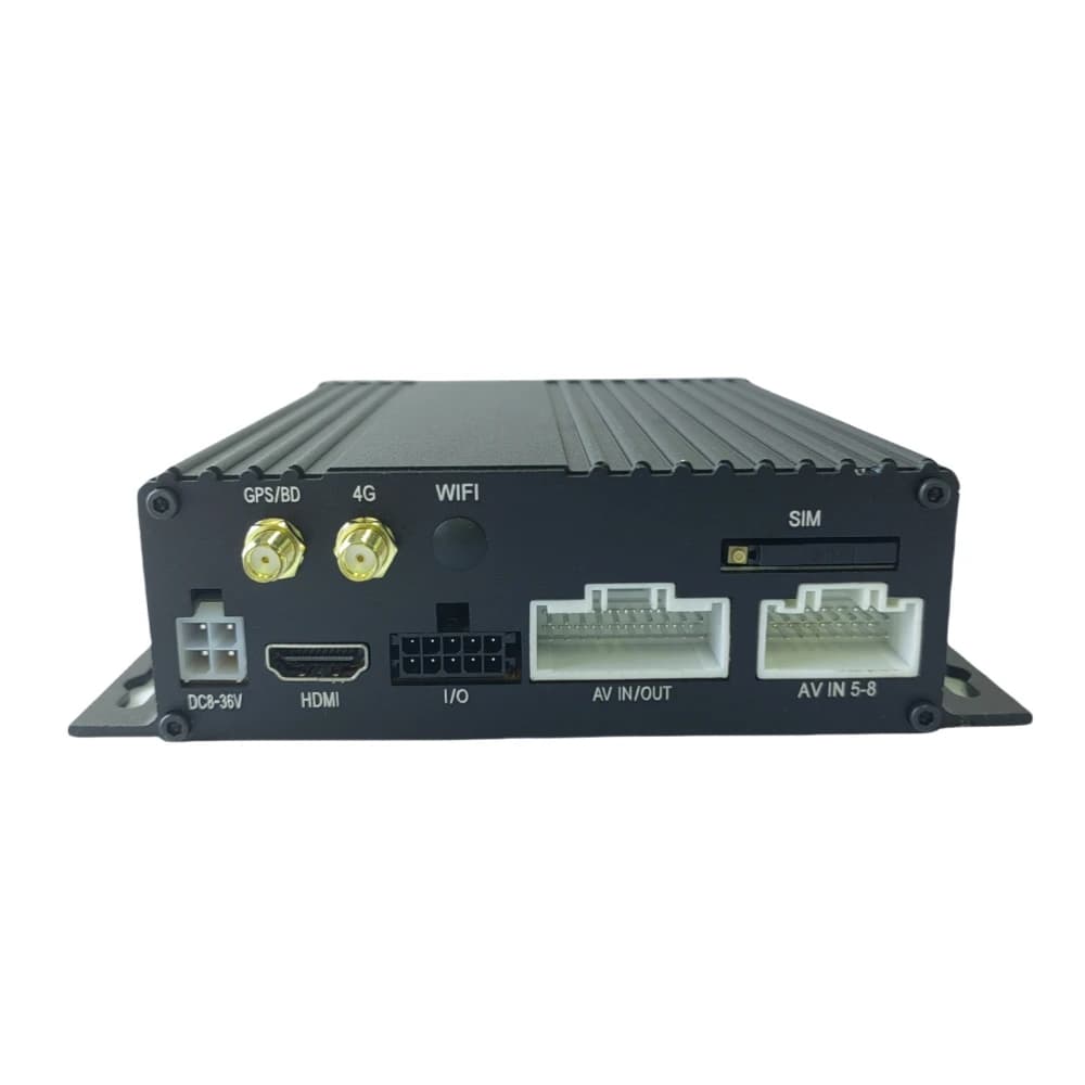 Veicolo 6 canali H.265 DVR mobile Supporto 4G GPS Videoregistratore per veicoli Scheda SD per camion MDVR