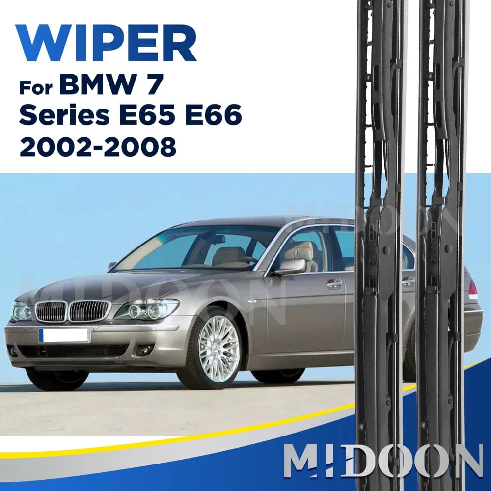 Spazzole tergicristallo MIDOON per BMW serie 7 E65 E66 E67 E68 F01 F02 F03 F04 730i 735i 740i 745i 750i 760i 730d 740d 745d 730i/Li