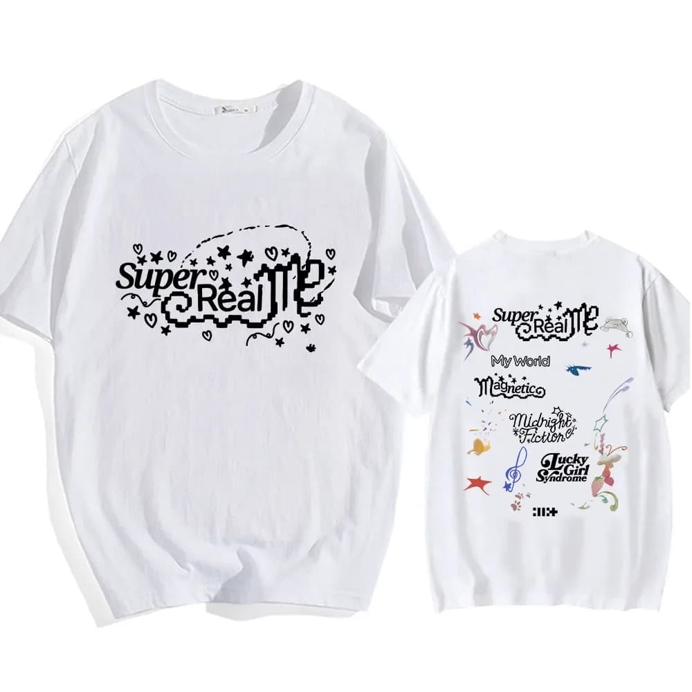 T-shirt Girl Band T-shirt estiva da donna Streetwear T-shirt con stampa grafica stile coreano Estetica