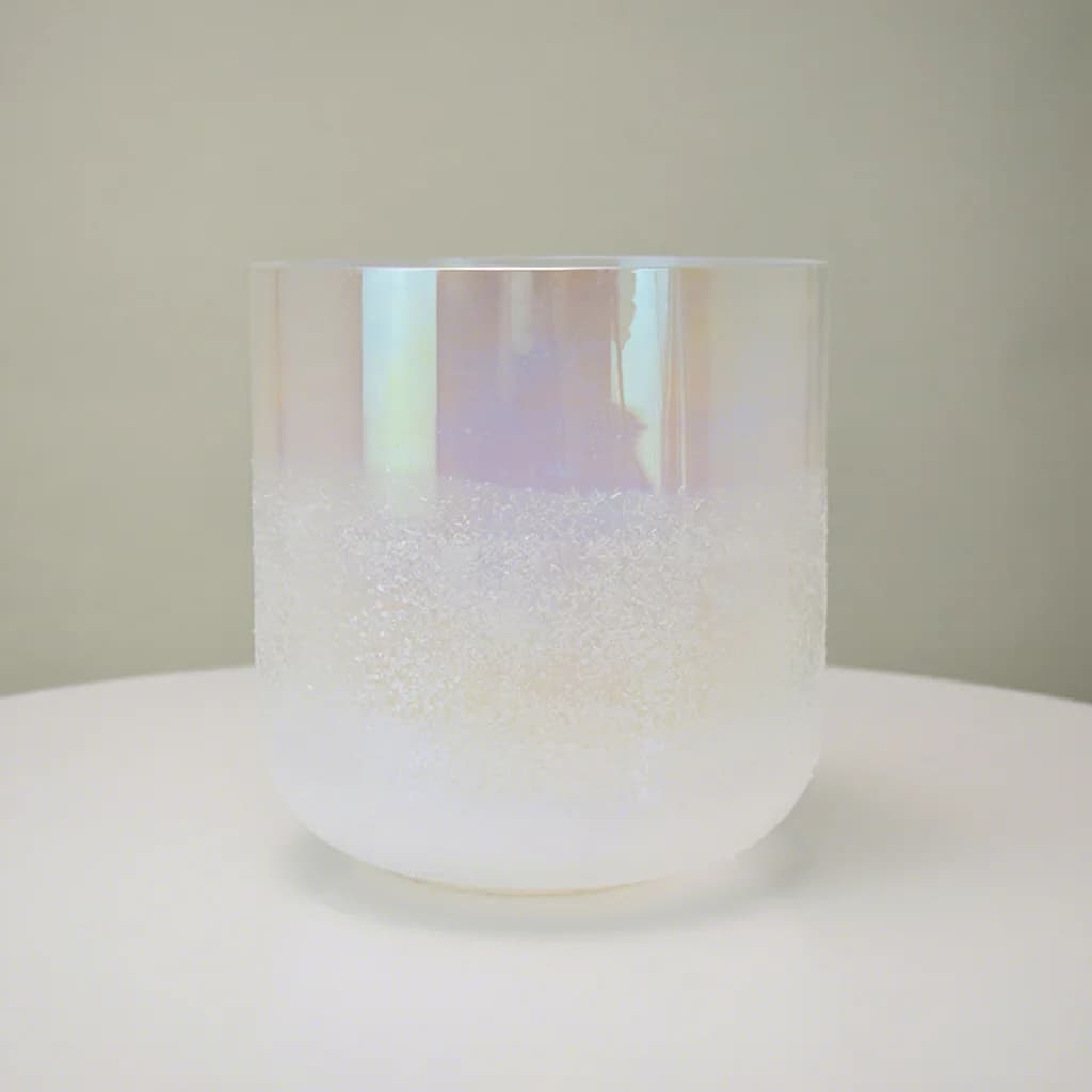 Natural Gemstone Sound Therapy Crystal Mindfullness Bowl Sound Healing Instrument Alchemy Quartz Crystal Singing Bowl Meditation