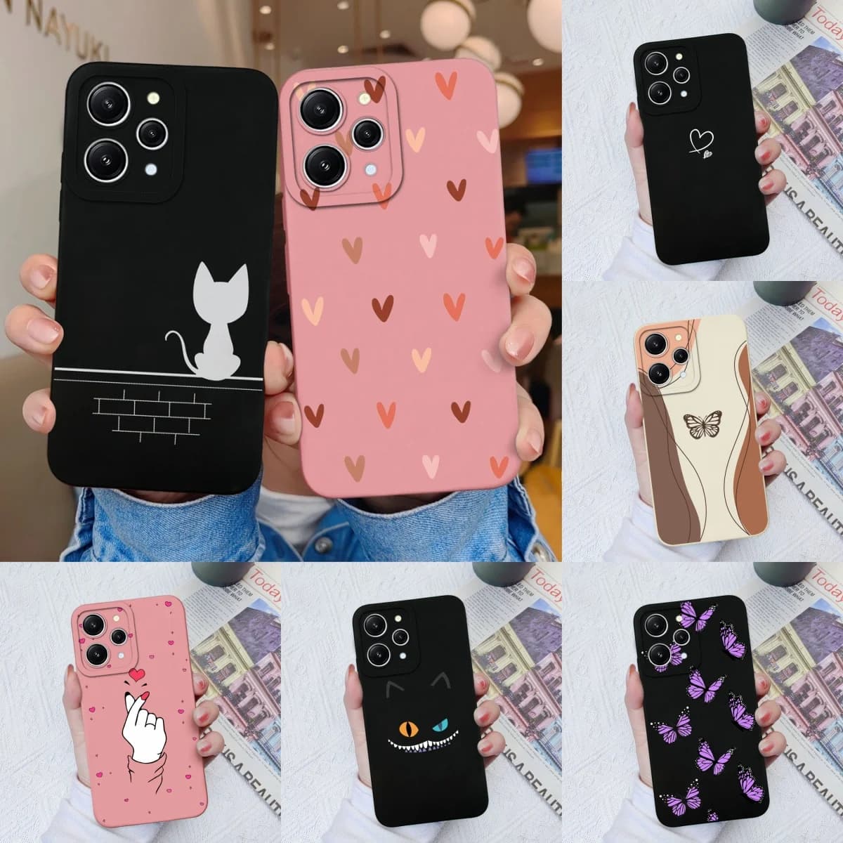 For Xiaomi Redmi 12 4G 5G 12C 11A Phone Case Hot Style Camera Cover Back Cover For Redmi12 12 C 11 A bumper