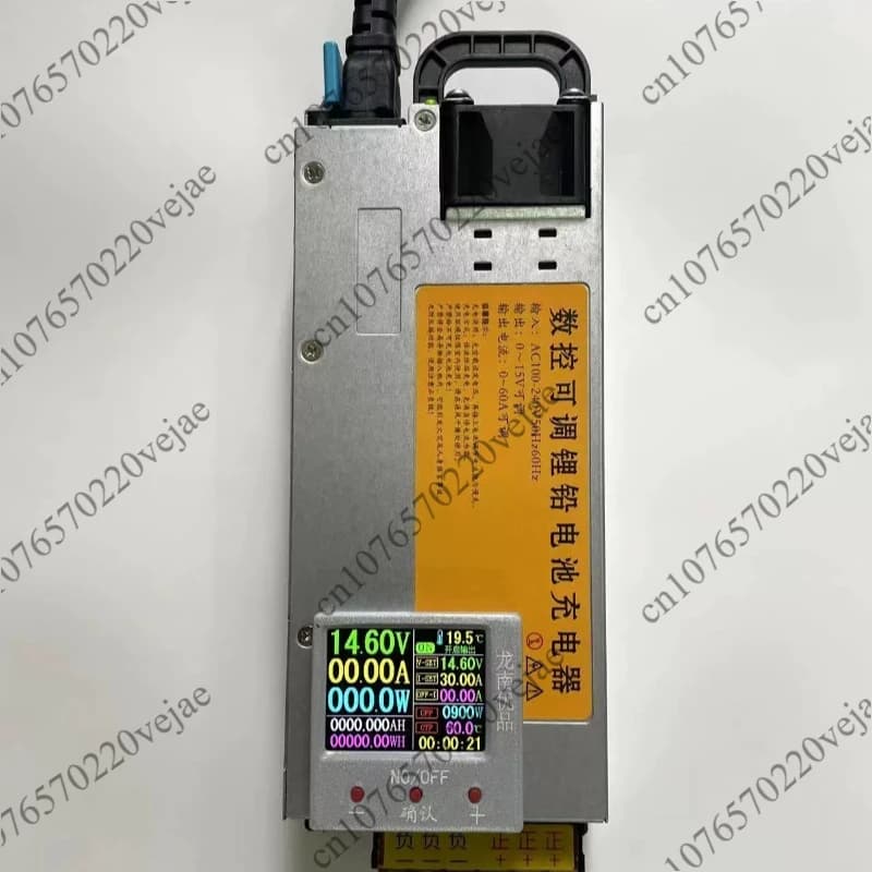 Adjustable CNC Charger with Color Screen 12V AC100-240V 14.6V Iron and Lithium Auto Programming