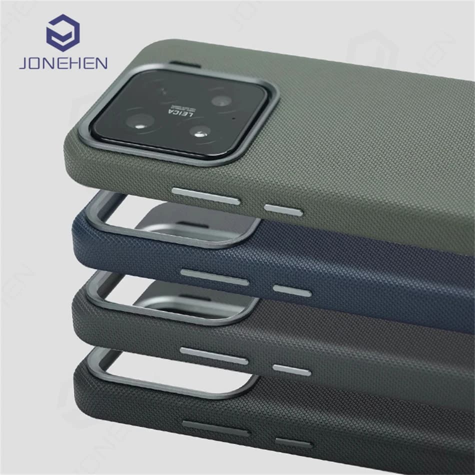 Luxury Diamonds Texture For Magsafe Leather Case For Xiaomi Mi 14 15 Pro Mi15 Alloy Len Wireless Charge Accessories Back Cover