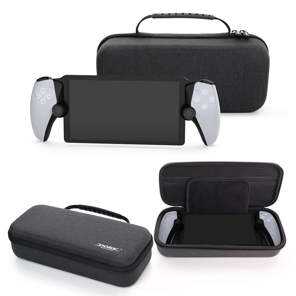 Custodia Protettiva per Console Portatile PS5 con Tasca a Rete, Borsa Rigida Anti-Graffio, Resistente all'Usura, Accessori Gaming