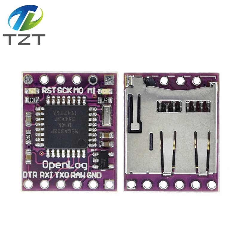 Registratore di Dati Seriale Openlog 1/3 Pezzi, Registratore Open Source Naze32 F3 Blackbox ATmega328, Supporto Modulo Micro SD per Arduino