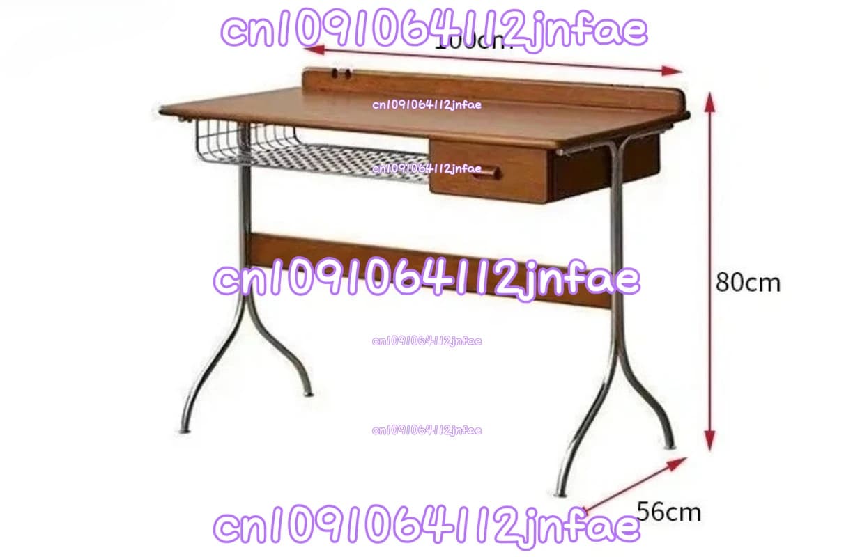 Lussuosa scrivania per computer da camera da letto, scrivania per computer portatile, laptop da ufficio, mobili in legno
