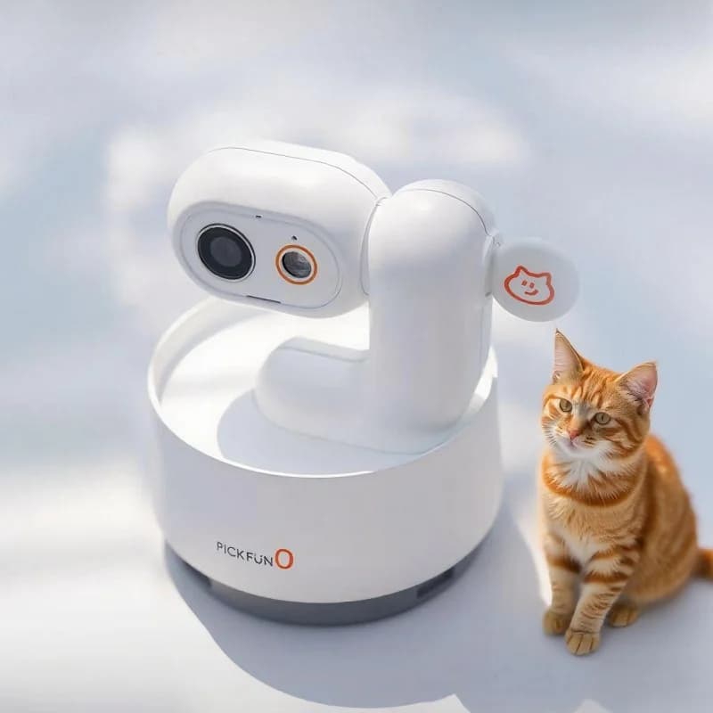 Home Smart Monitoring for Pets Remote Play of Cell Phone Voice Conversation Webcam Wi-Fi