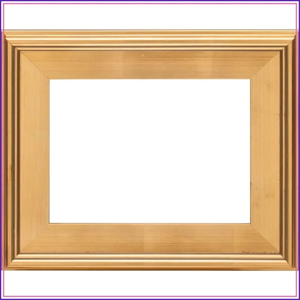 Creative Mark Plein Air Style Frame, Hand Leafed Gold, 9x12-2.75" Wide Moulding, 1/2" Rabbet Depth, Open Back, Museum Quality for Art Panels, Stretched Canvas, Pictures