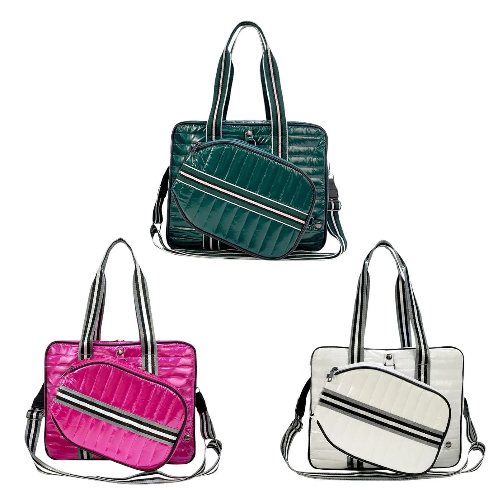 Borsa da tennis, borsa per racchette da tennis, borsa per racchette con tracolla rimovibile, custodia, fitness, sport, badminton, borsa tote da tennis