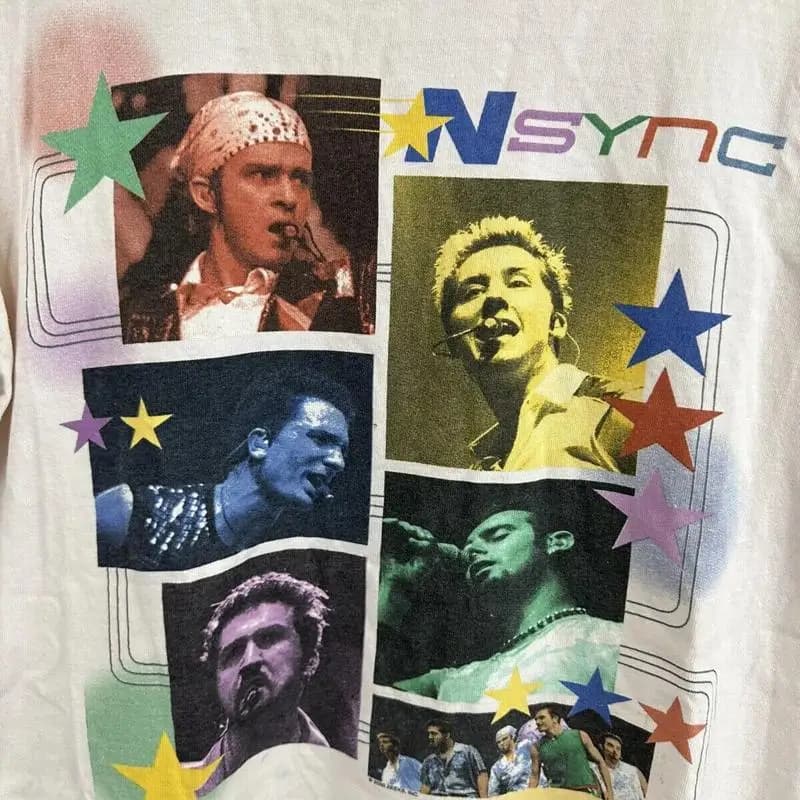 Maglietta del tour di concerti Nsync Boy Band S 4XL