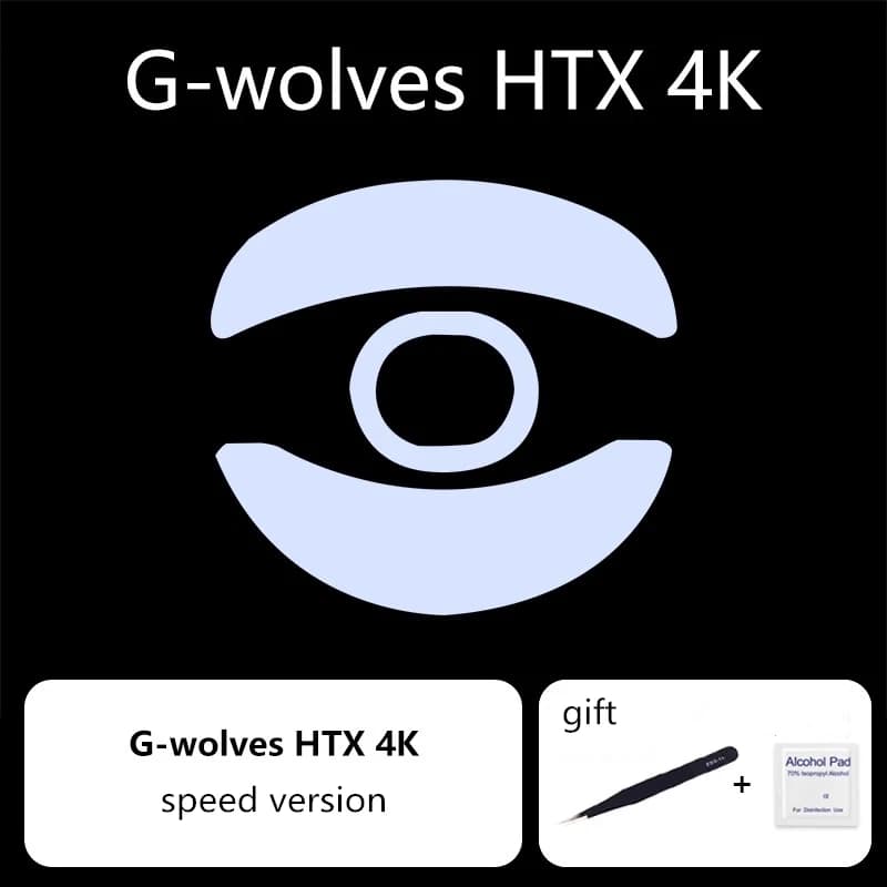 Set di Pattini per Mouse Ultraglide per G-wolves HTX HSK HTS 4k, Piedini per Mouse Versione ICE, Pattini in PTFE