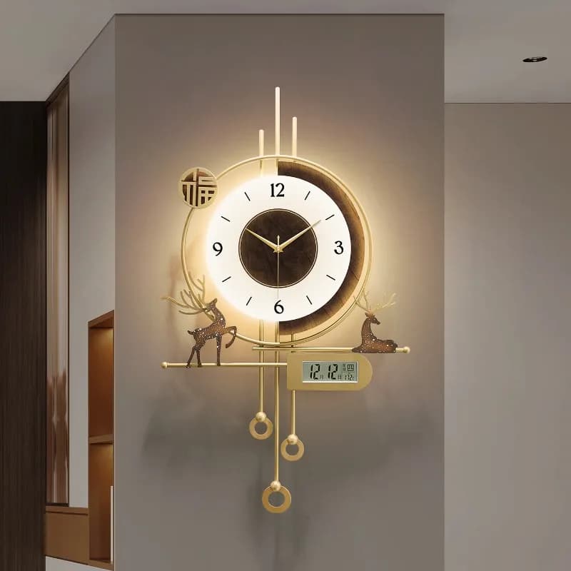 Modern Living Room Wall Clocks Art Mural Xenomorph Minimalist Aesthetic Wall Clocks Creative Design Horloge Ornaments Home Decor