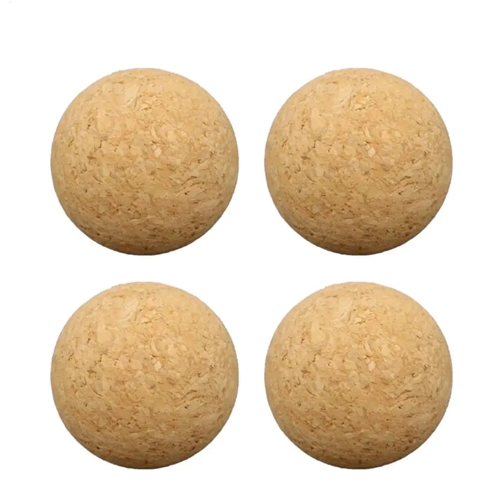 Palline da Calcio Balilla in Sughero e Legno Massello da 36mm, Accessori per Calcio Balilla da Tavolo