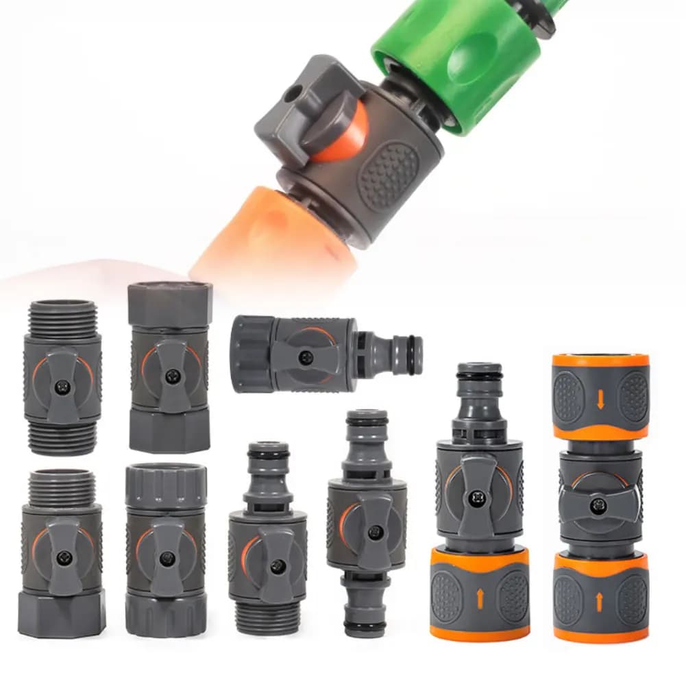 Connettore per Tubo da Giardino per Esterni, Regolabile, Anti-perdita, Compatibile con Irrigatori
