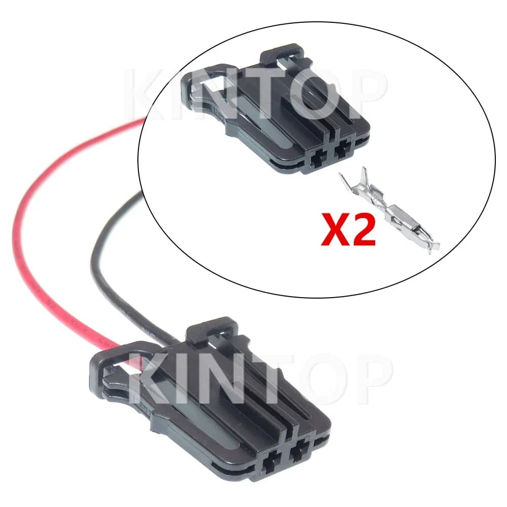 1 Set 2 Pin 1J0971972 Automobile Tweeter Altoparlante Terminale del Cavo Presa di Montaggio AC Per VW Audi Modifica Auto Parti del Connettore